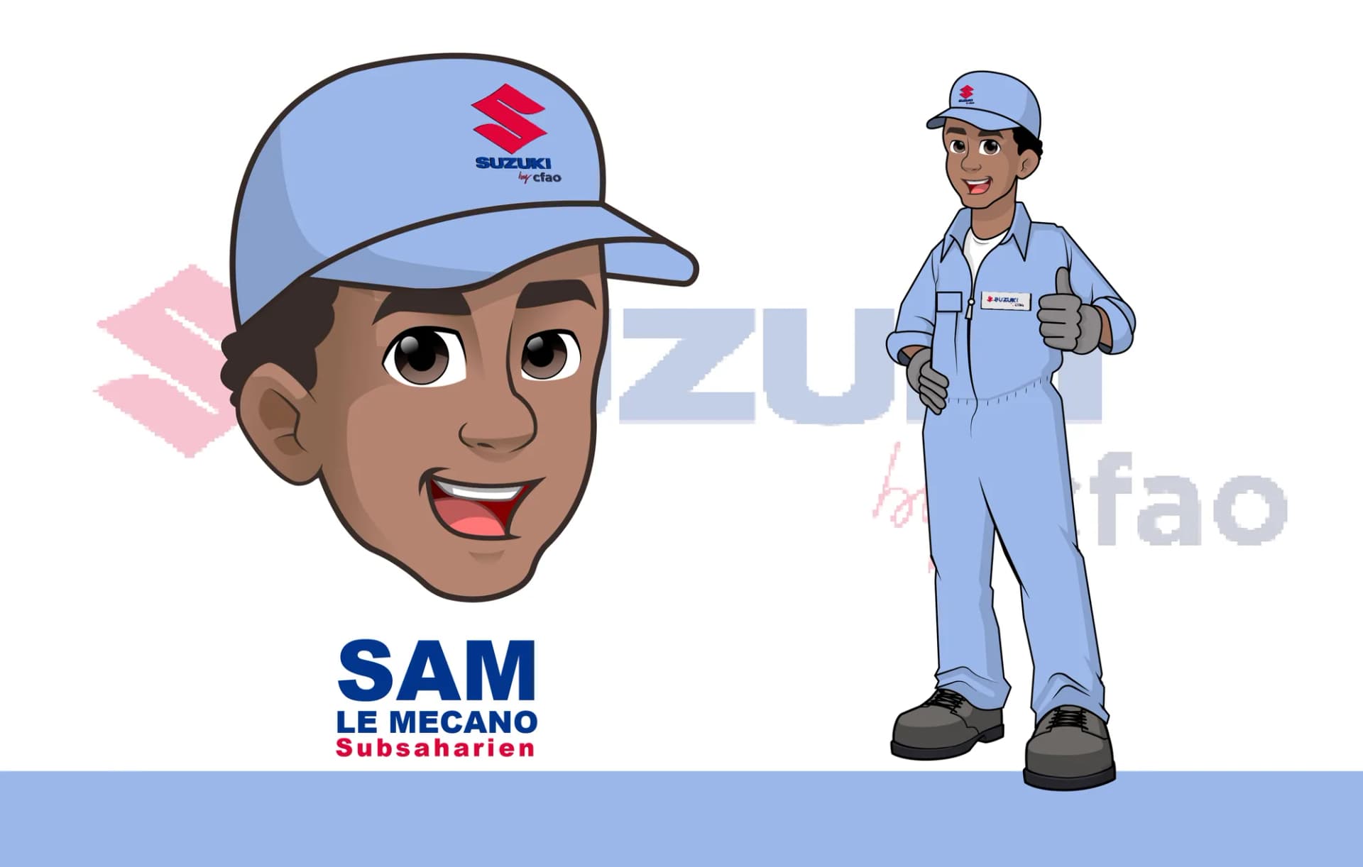 Suzuki by CFAO, Sam le mécano